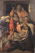 Sandro Botticelli Lament for Christ Dead oil painting artist